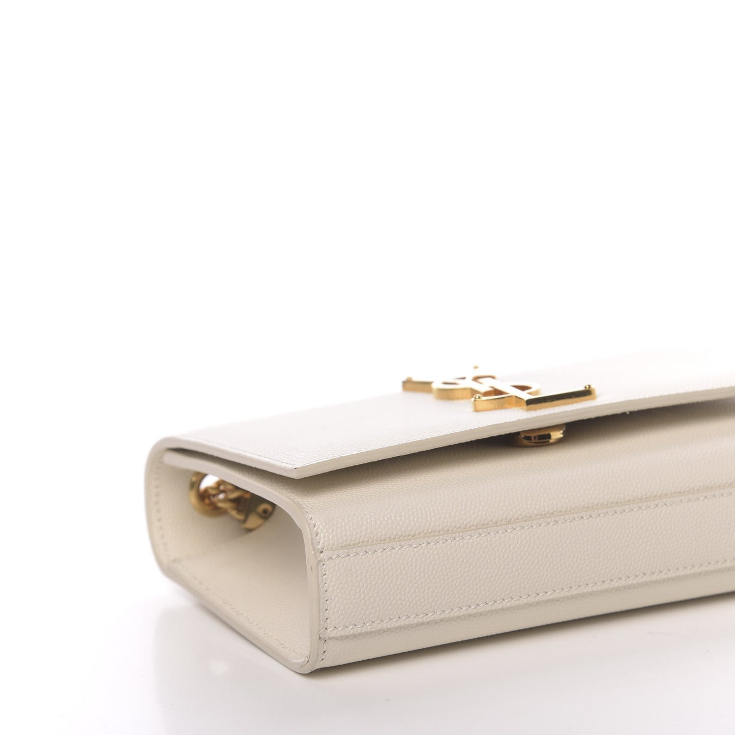 Grain De Poudre Small Monogram Kate Satchel Blanc Vintage