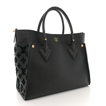 Louis Vuitton Calfskin Monogram Tufting On My Side Black 3 of 11