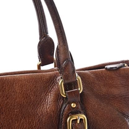 Prada Cervo Antik Bowler Brown 13 of 17