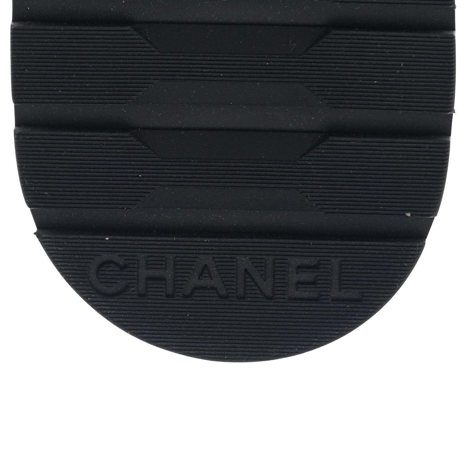 Chanel Fabric Grosgrain Quilted Cap Toe Lace Up Combat Boots 36 Gray 6 of 11