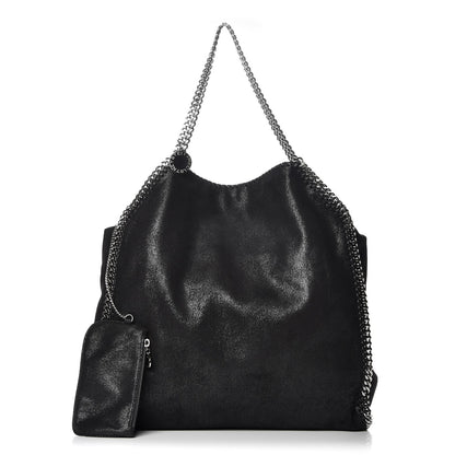 Stella McCartney Shaggy Deer Big Falabella Tote Black 1 of 9