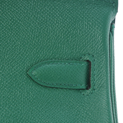 Hermes Epsom Birkin 30 Vert Vertigo 32 of 35