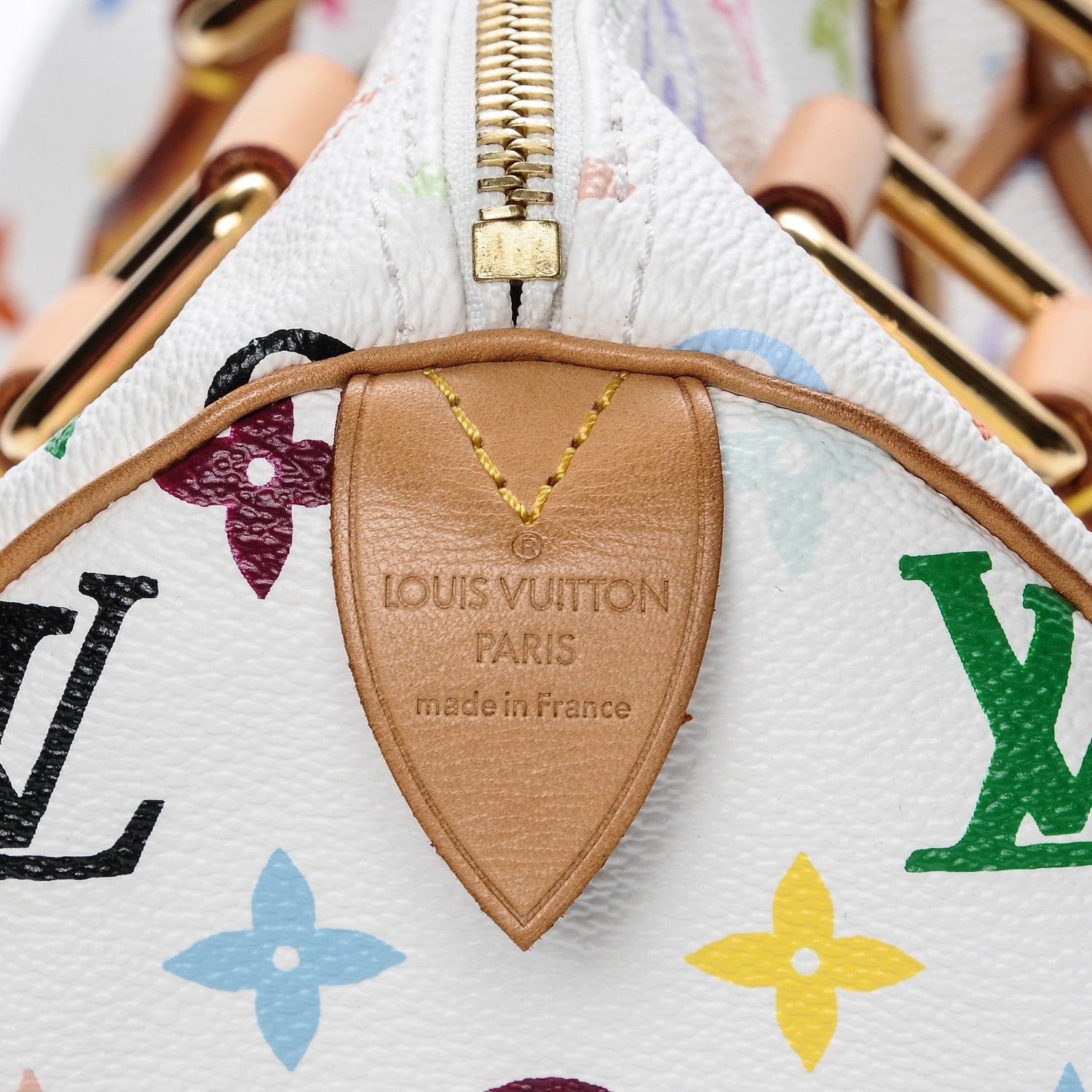 Louis Vuitton Monogram Multicolor Speedy 30 White 6 of 6