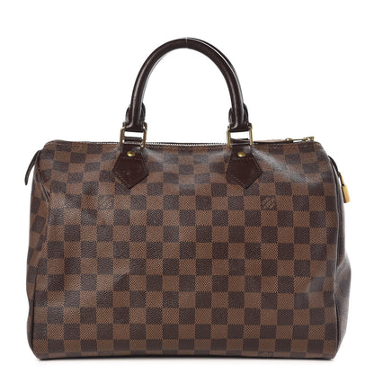 Louis Vuitton Damier Ebene Speedy 30 1 of 17