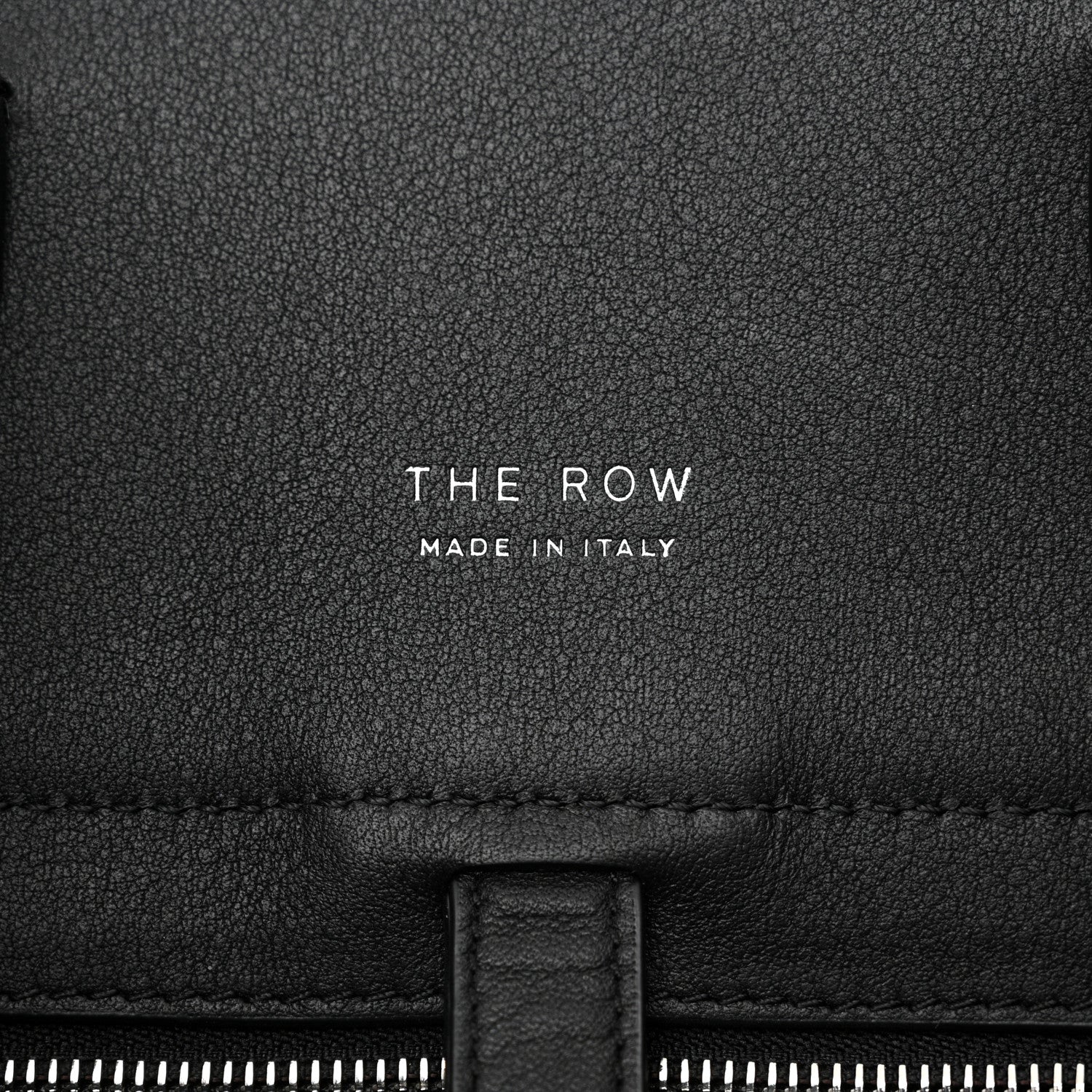 The Row Polished Saddle Calfskin Soft Margaux Belt 15 Black 6 of 12