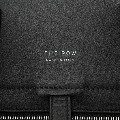 The Row Polished Saddle Calfskin Soft Margaux Belt 15 Black 6 of 12