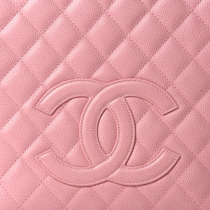 Chanel Caviar Quilted Petit Shopping Tote PST Pink 11 of 11