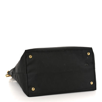 Prada Tessuto Nylon Saffiano Tote Black 4 of 10
