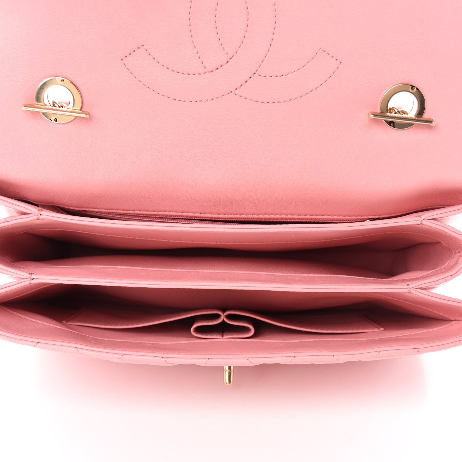 Chanel Lambskin Quilted Medium Trendy CC Flap Dual Handle Bag Pink 5 of 12