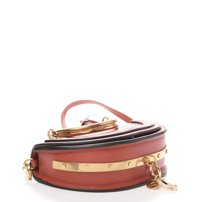 Chloe Calfskin Small Nile Bracelet Minaudiere Bag Earthy Red 4 of 9