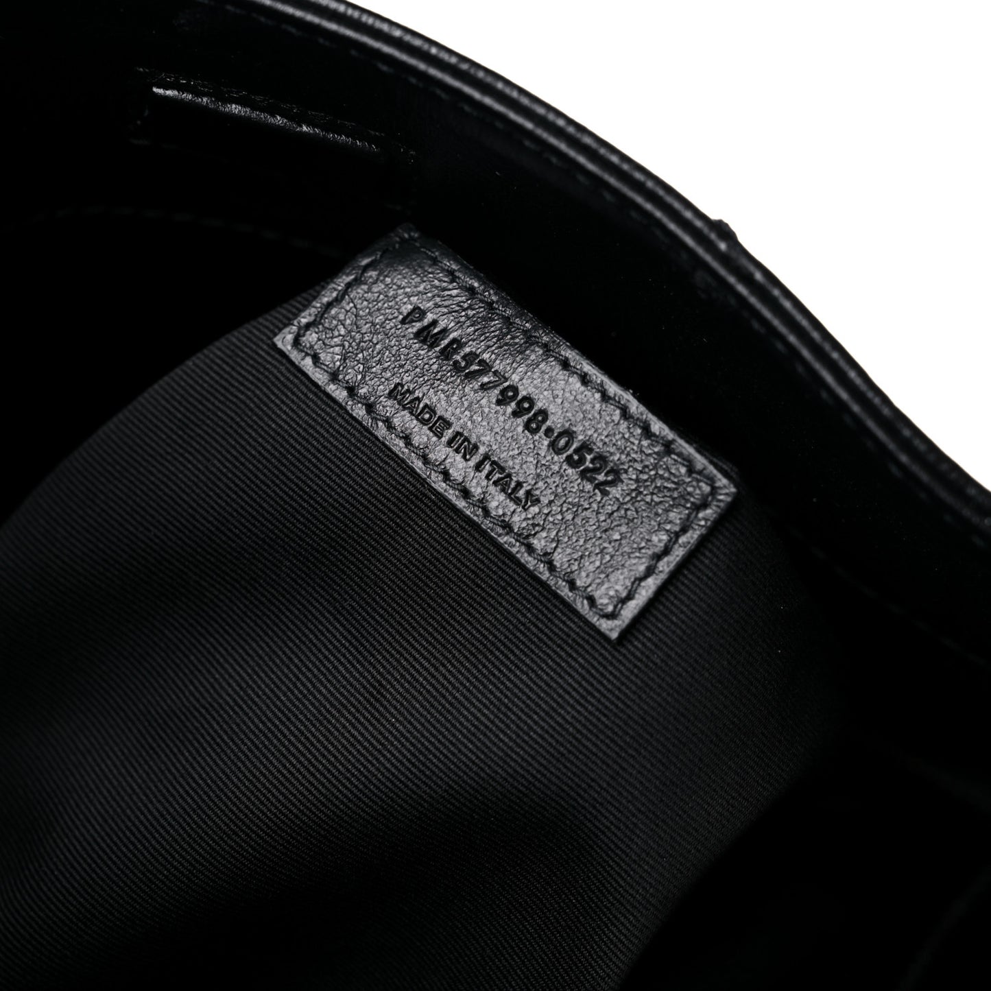 Crinkled Calfskin Matelasse Monogram Large Niki Shopper Tote Black