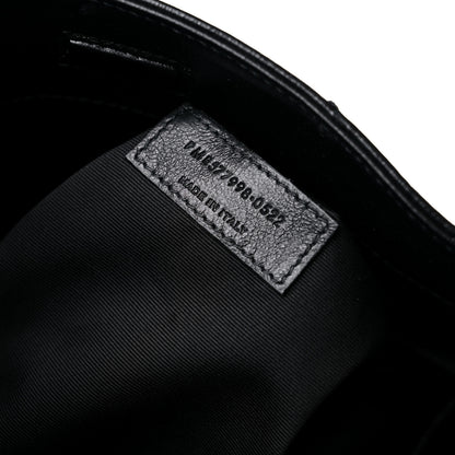 Saint Laurent Crinkled Calfskin Matelasse Monogram Large Niki Shopper Tote Black 7 of 10