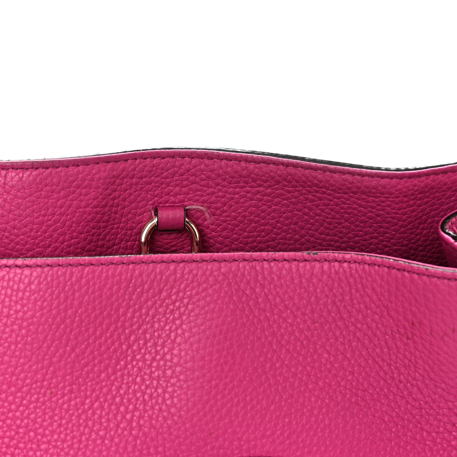 Gucci Cellarius Calfskin Medium Soho Chain Shoulder Bag Bright Bouganville 11 of 12