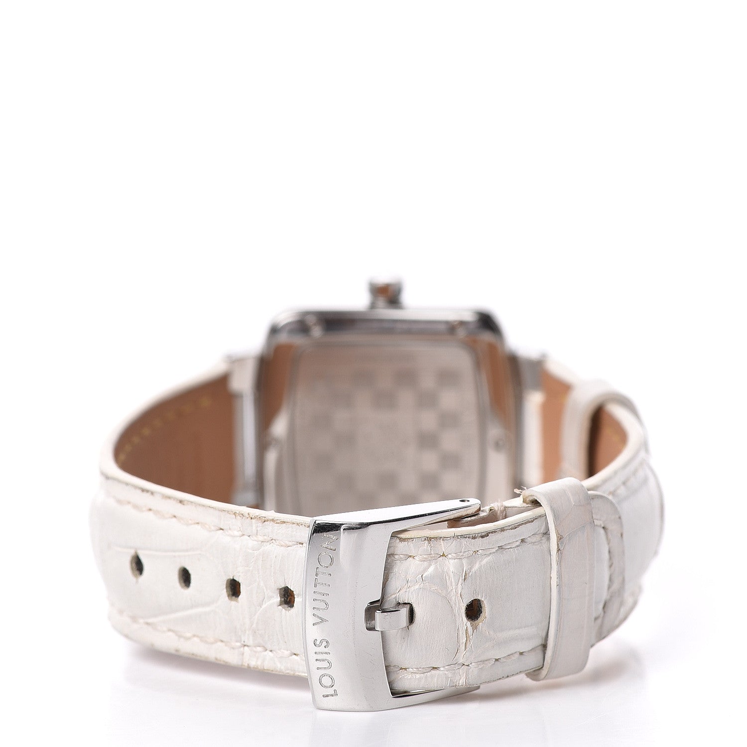 Louis Vuitton Stainless Steel Alligator Mother of Pearl 28mm Speedy Magic Quartz Watch 4 of 7
