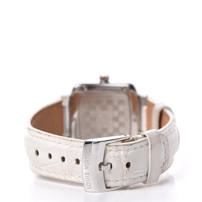 Louis Vuitton Stainless Steel Alligator Mother of Pearl 28mm Speedy Magic Quartz Watch 4 of 7