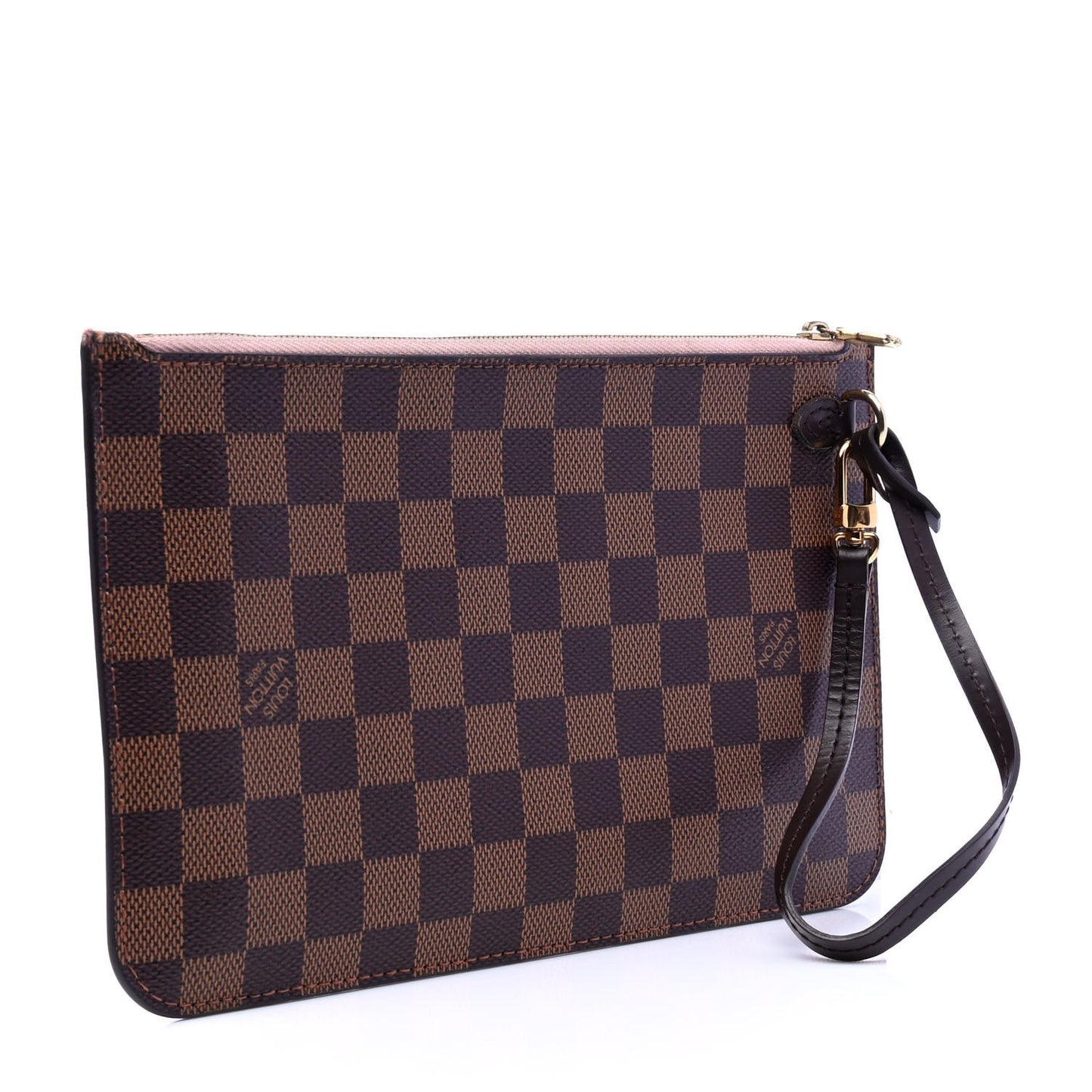 Damier Ebene Neverfull MM GM Pochette Rose Ballerine