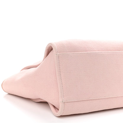 Chanel Canvas Medium Deauville Tote Light Pink 9 of 10
