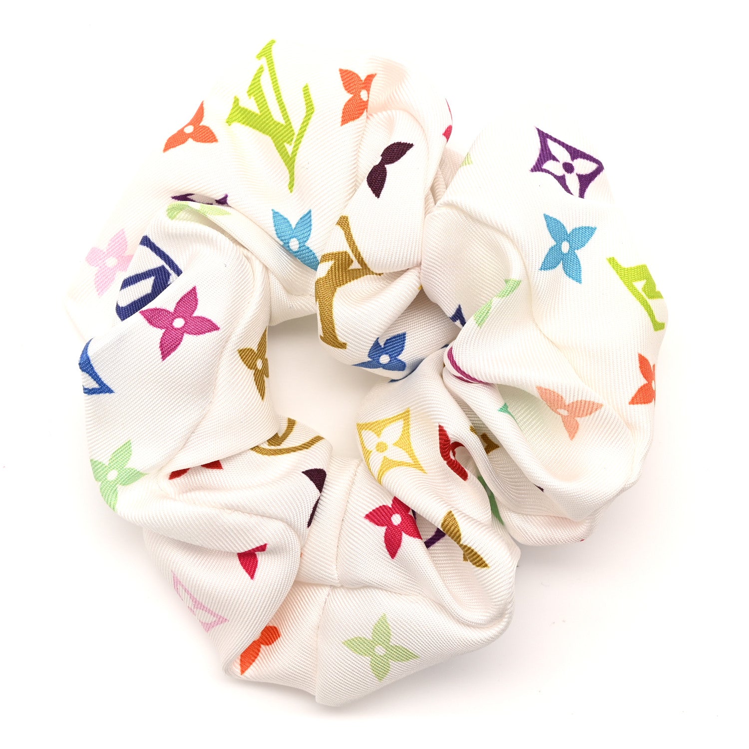 Louis Vuitton LV x TM Monogram Multicolor Chouchou White 3 of 4