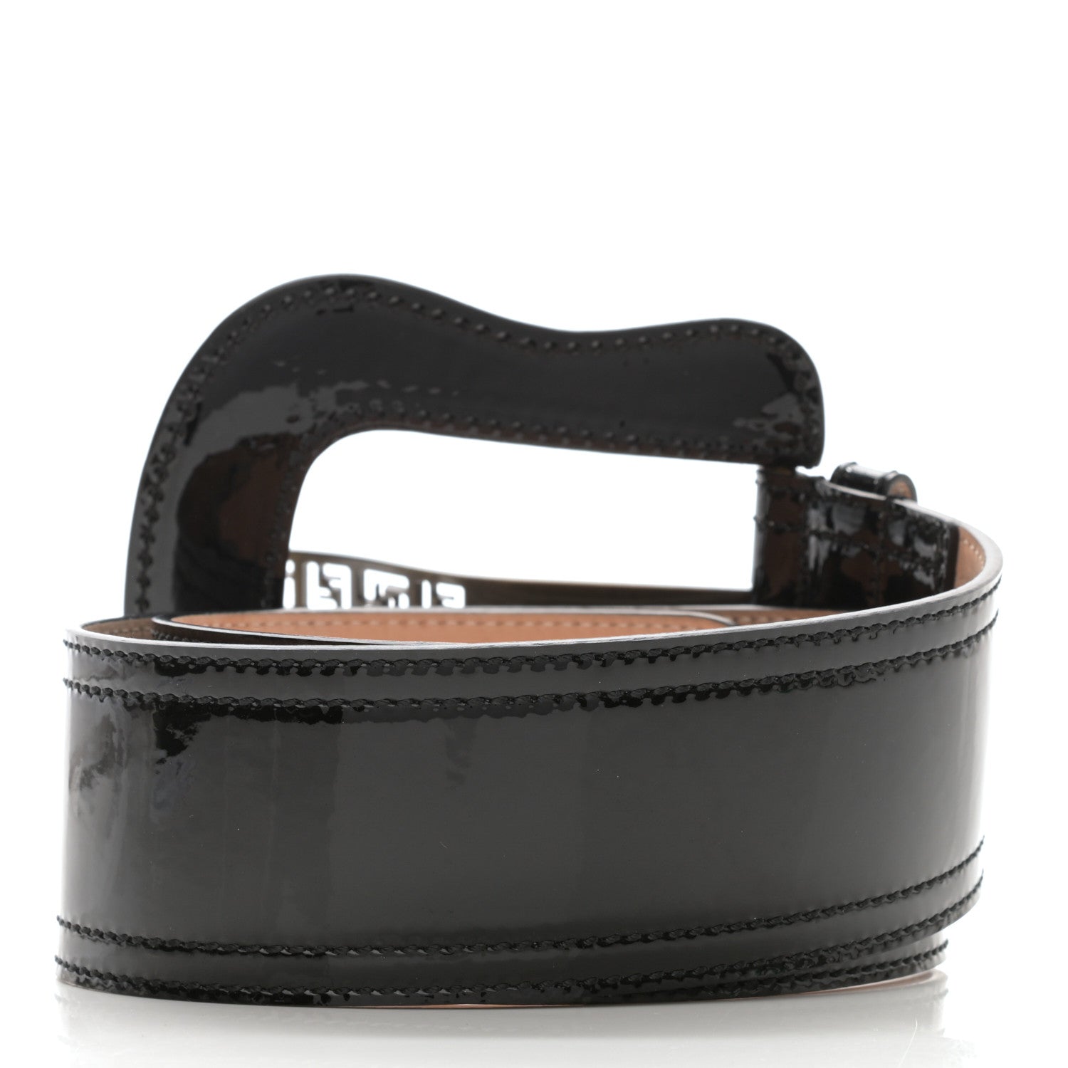 Fendi Patent FF Belt 75 30 Black 2 of 5