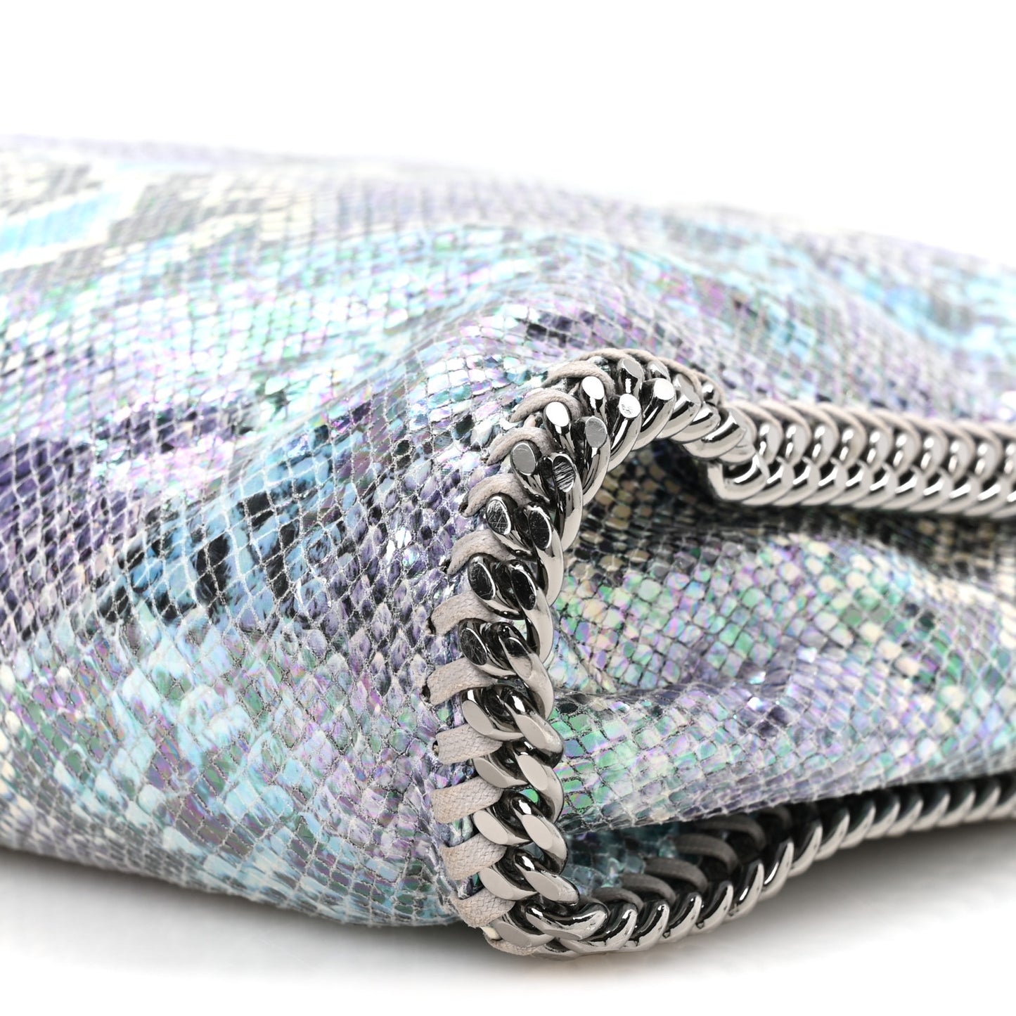 Eco Python Oleographic Big Falabella Tote Navy
