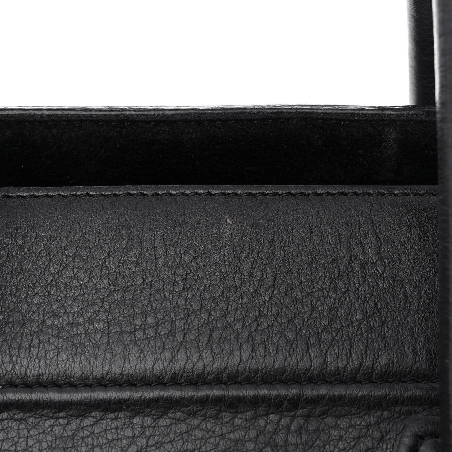 Supple Calfskin Medium Phantom Luggage Black