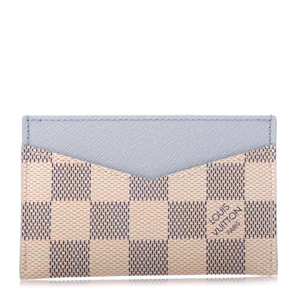 Louis Vuitton Damier Azur Daily Card Holder Olympe Blue 1 of 8