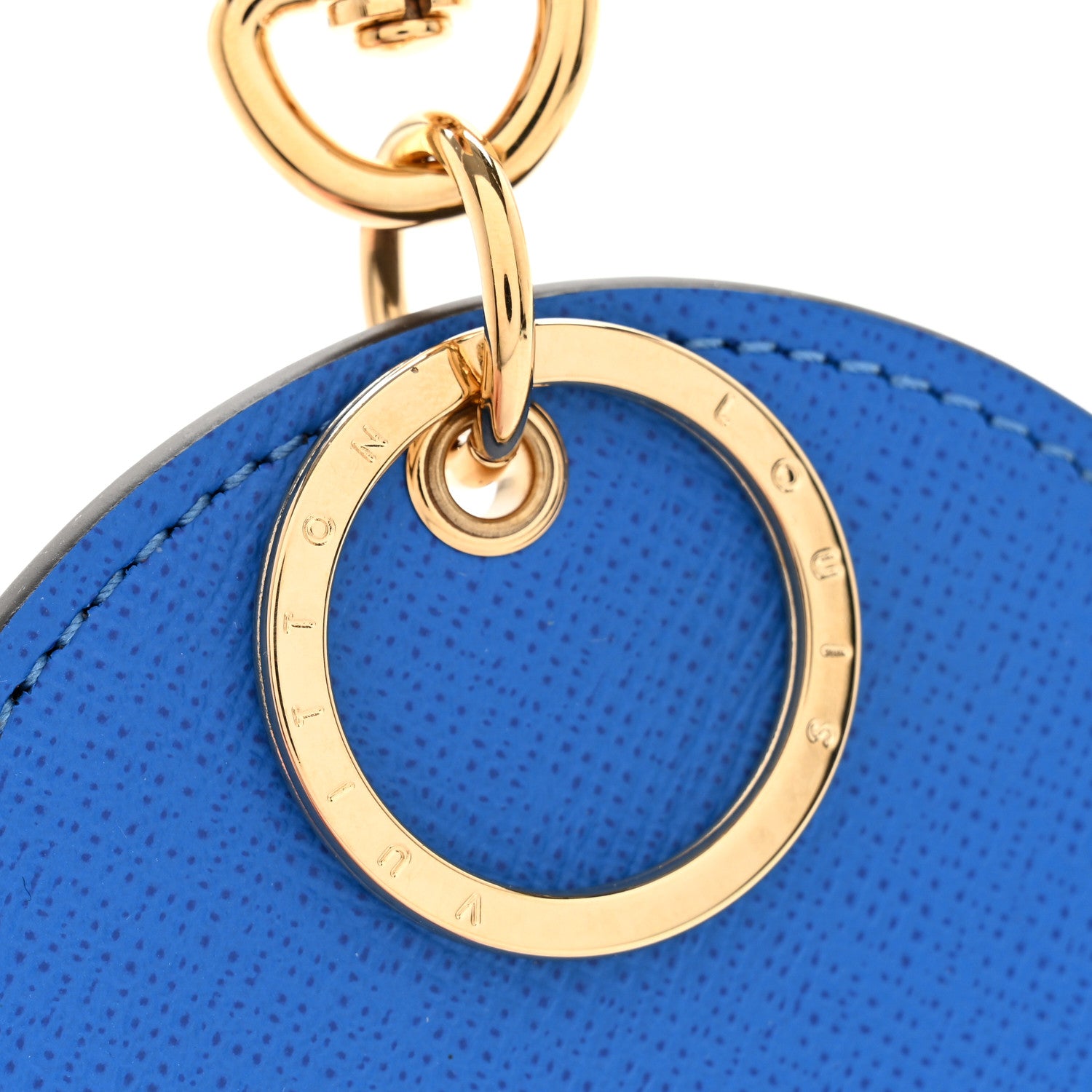 Louis Vuitton Monogram 2019 Christmas Animation Venice Bag Charm Key Ring Blue 3 of 3