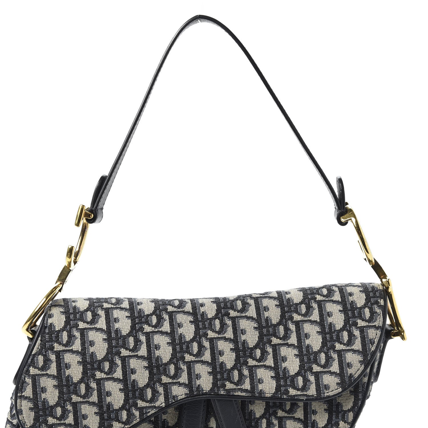 Christian Dior Oblique Saddle Bag Blue 9 of 9