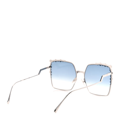 Fendi Metal Dots Square Sunglasses FF 0259/S Red 4 of 8