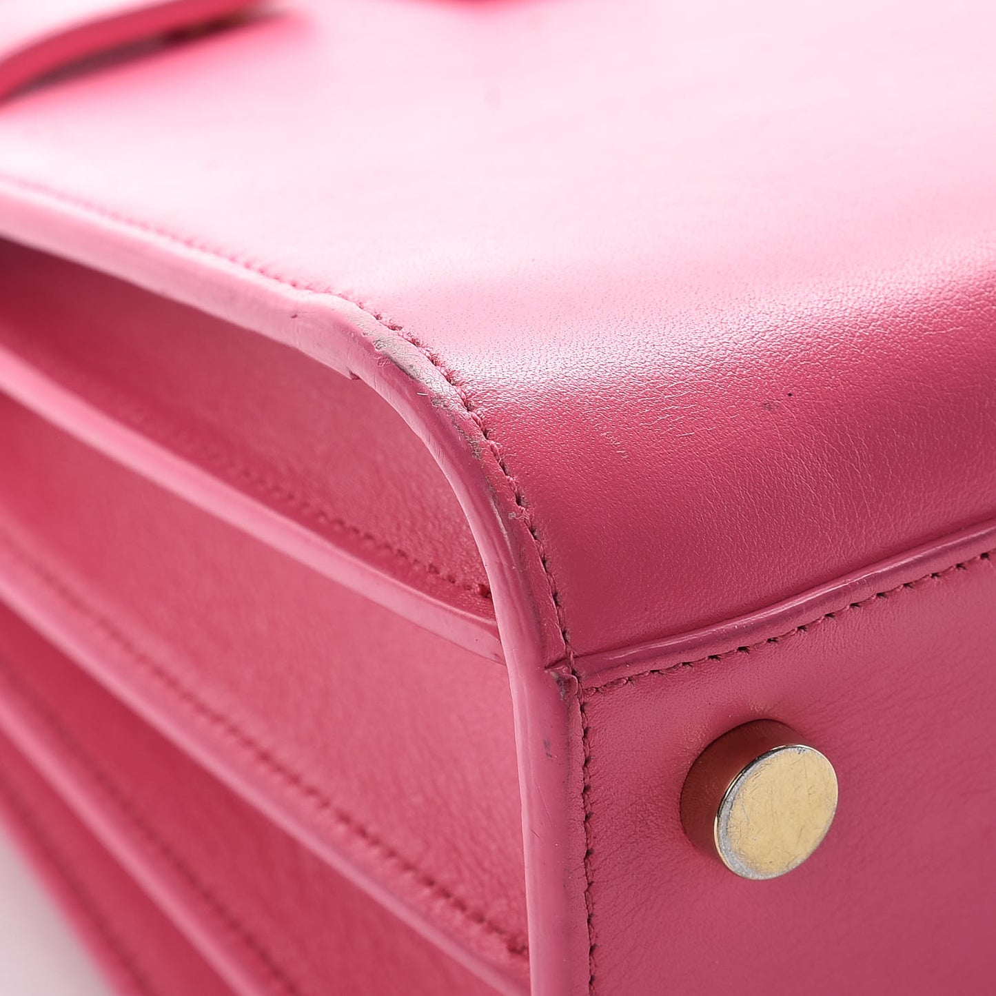 Calfskin Nano Sac De Jour Lipstick Fuchsia