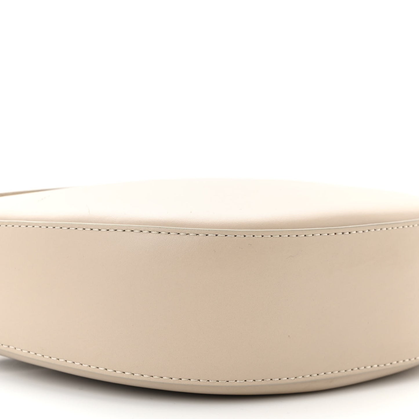 Satin Calfskin Jacquard Small Luna Bag Oat