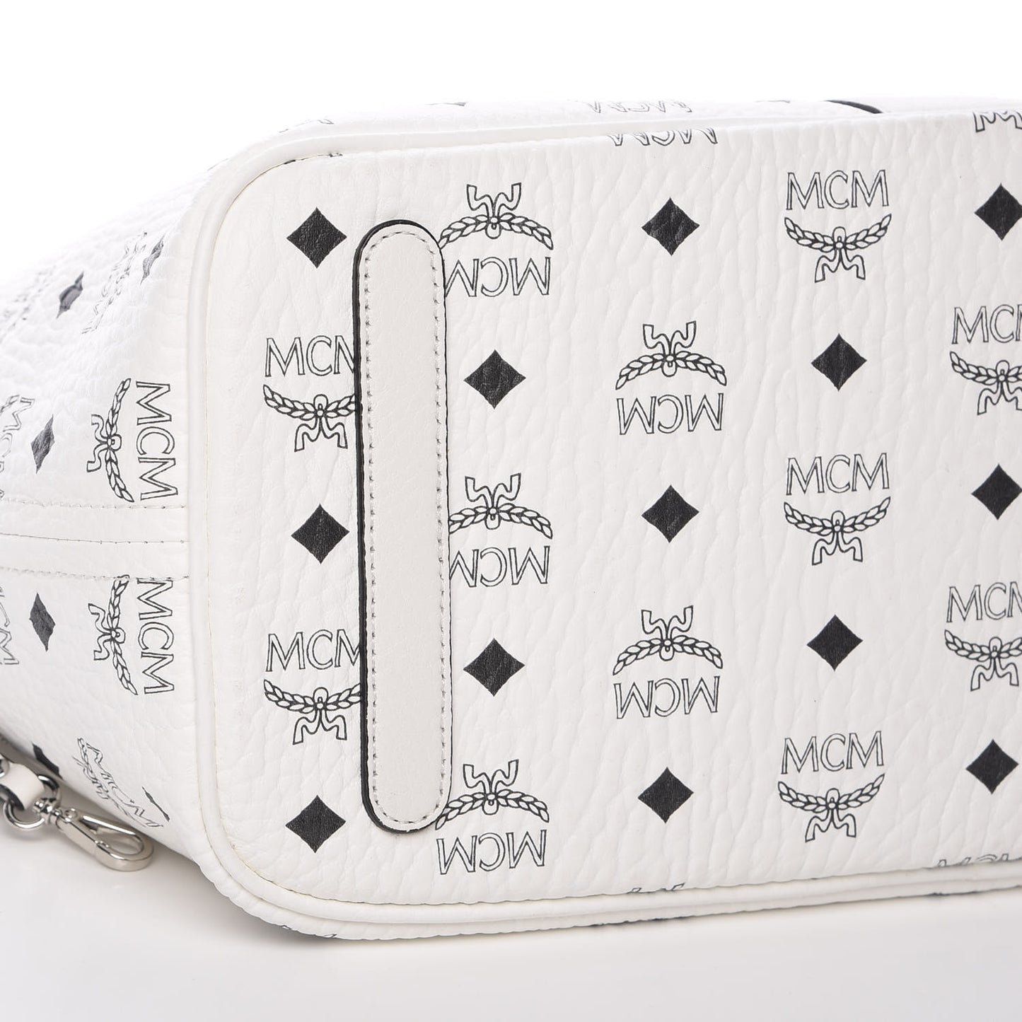 Visetos Medium Liz Reversible Shopper Tote White