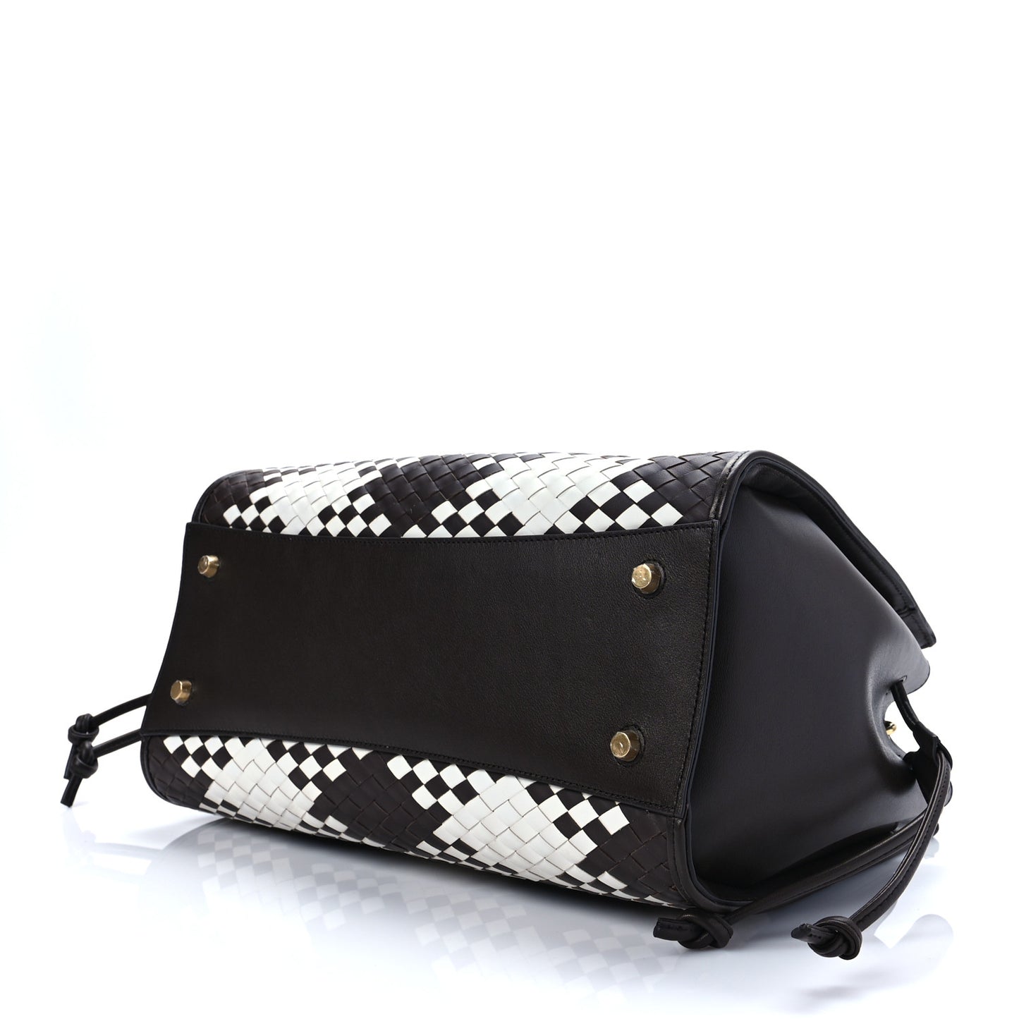 Vichy Woven Check Iris Ebony White