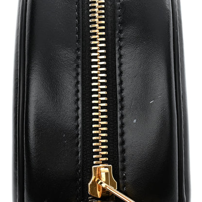 Celine Smooth Calfskin Cuir Triomphe Oval Bag Black 10 of 10