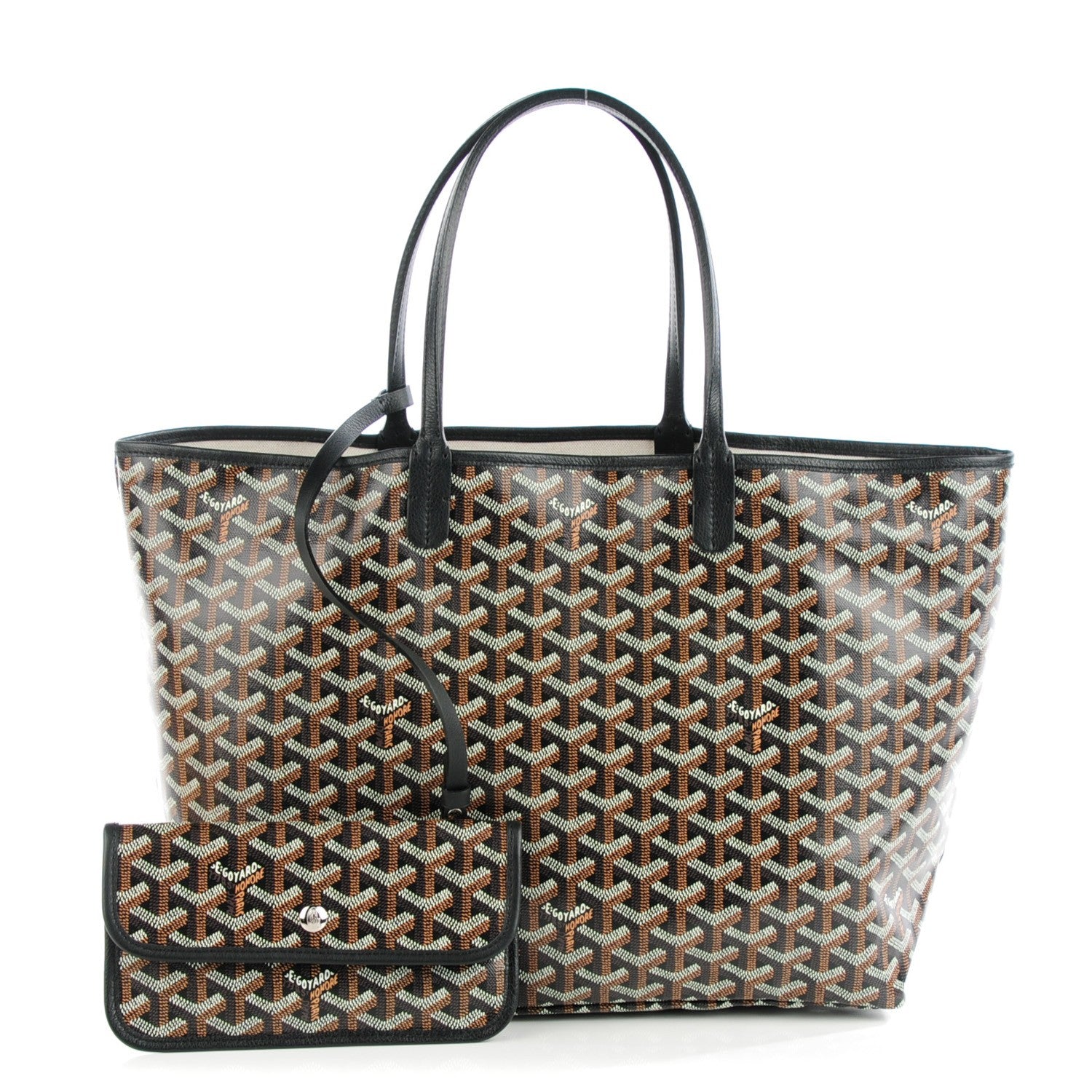 Goyard Goyardine Saint Louis PM Black 1 of 10