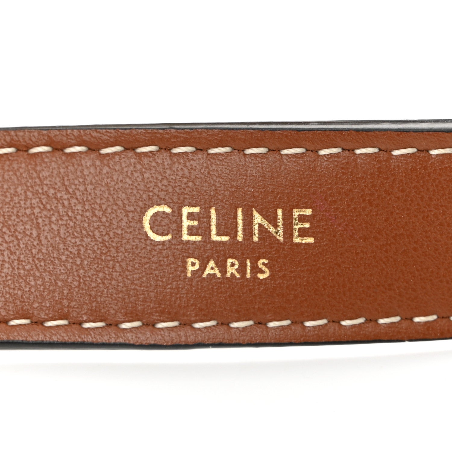 Celine Smooth Calfskin Medium Strap Ava Triomphe Shoulder Bag Tan 6 of 10
