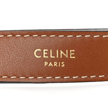 Celine Smooth Calfskin Medium Strap Ava Triomphe Shoulder Bag Tan 6 of 10