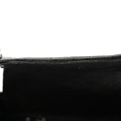 Gucci Monogram Horsebit Chain Flap Shoulder Bag Black 11 of 18