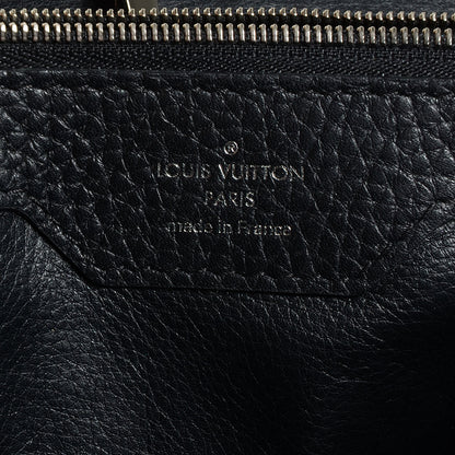 Louis Vuitton Taurillon Watersnake Capucines MM Black 7 of 8