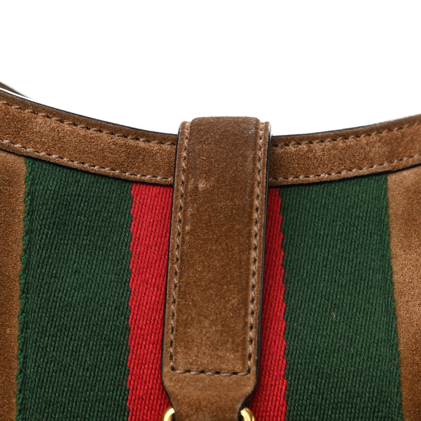 Suede Cudu Web Large Jackie Hobo Marron Glace