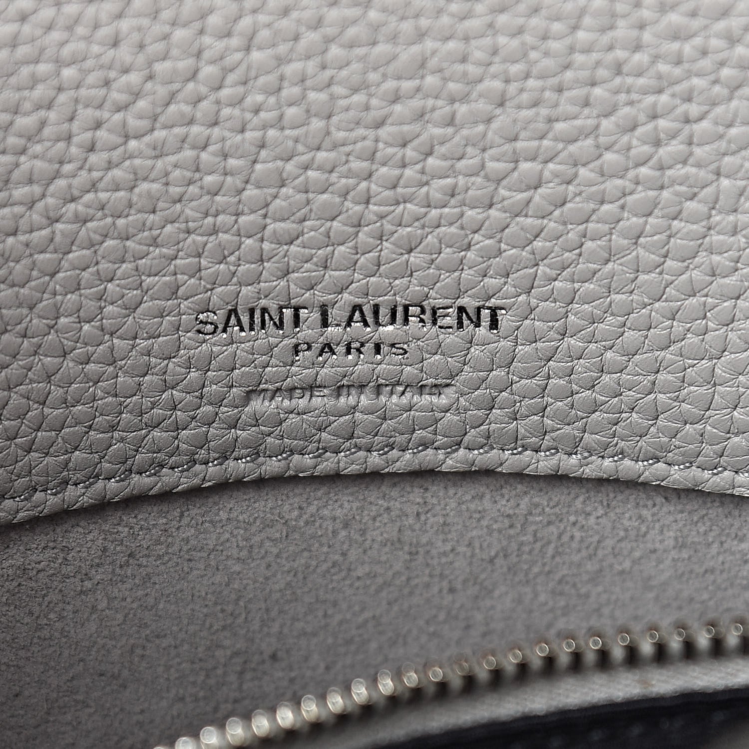 Saint Laurent Grained Calfskin Baby Sac De Jour Souple Souris 6 of 11