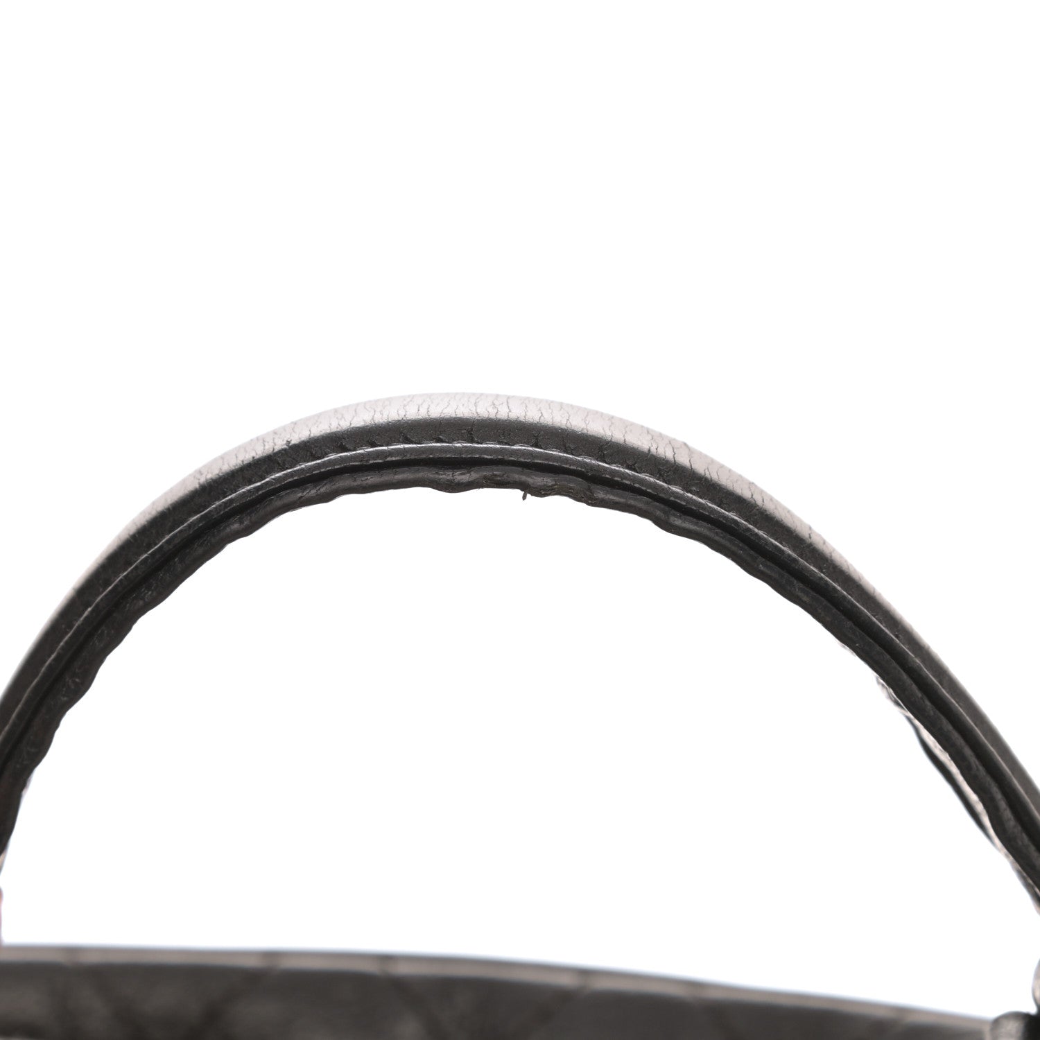 Chanel Shiny Calfskin Goatskin Quilted Coco Curve Vanity Black 10 of 12