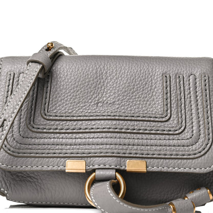 Chloe Calfskin Marcie Convertible Belt Bag Cashmere Grey 9 of 14