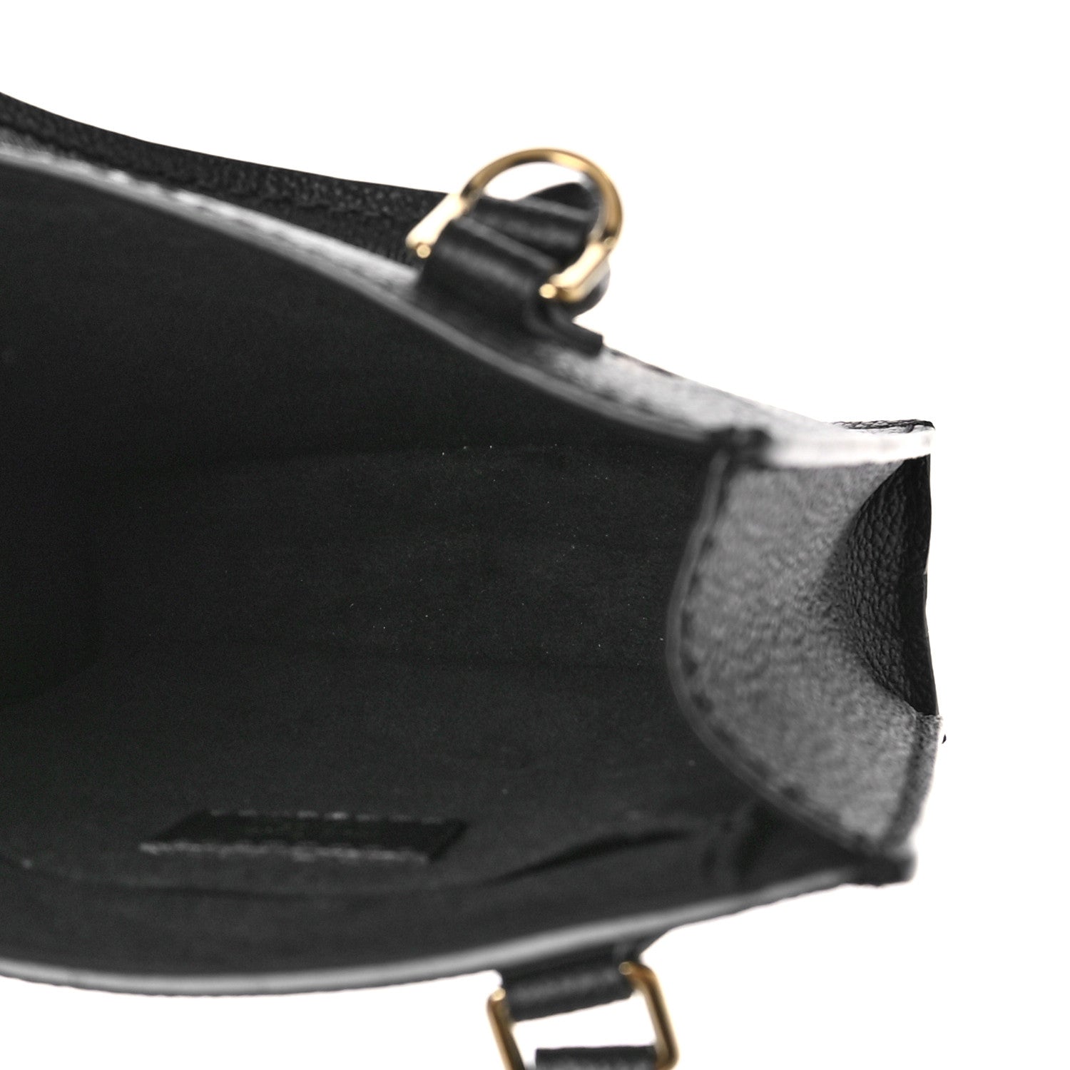 Louis Vuitton Empreinte Monogram Giant Petit Sac Plat Black Beige 5 of 8