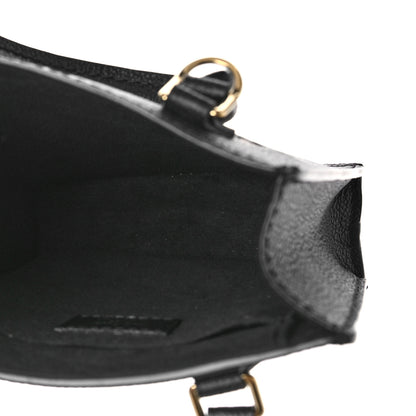 Louis Vuitton Empreinte Monogram Giant Petit Sac Plat Black Beige 5 of 8