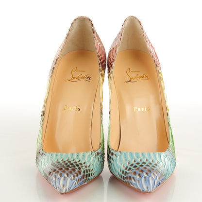 Christian Louboutin Watersnake Degrade Decollete 554 100 Pumps 39.5 Multicolor 2 of 6