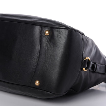 Prada Soft Calfskin Hobo Black 11 of 20