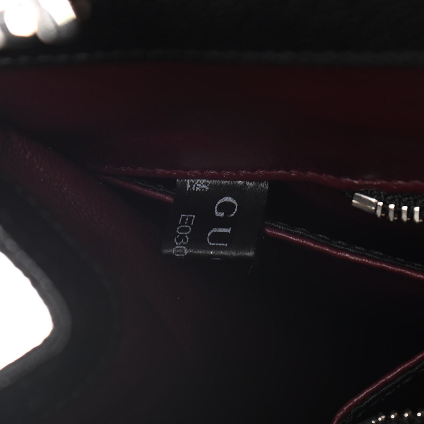 Grainy Calfskin Medium Zumi Top Handle Bag Black