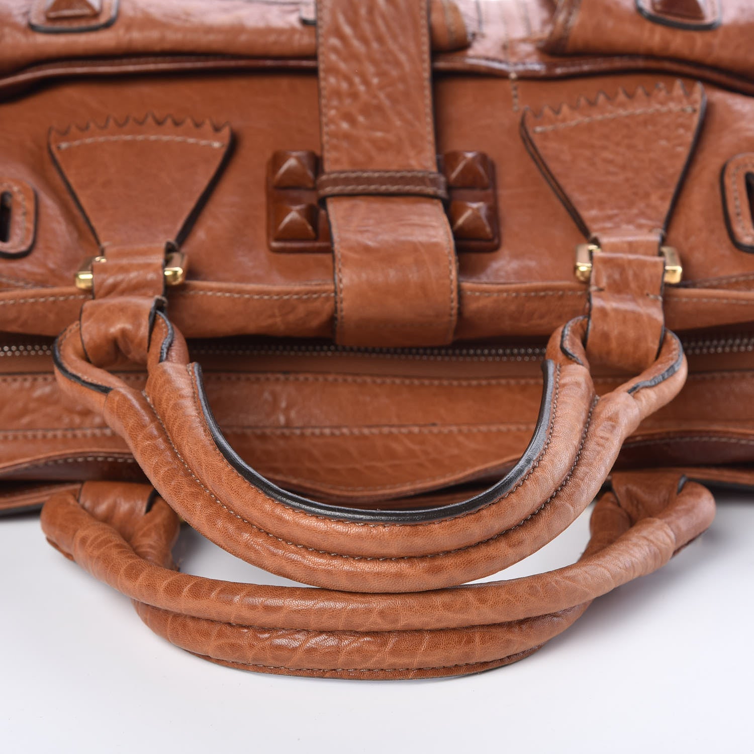 Chloe Goatskin Elvire Tote Brown 11 of 15
