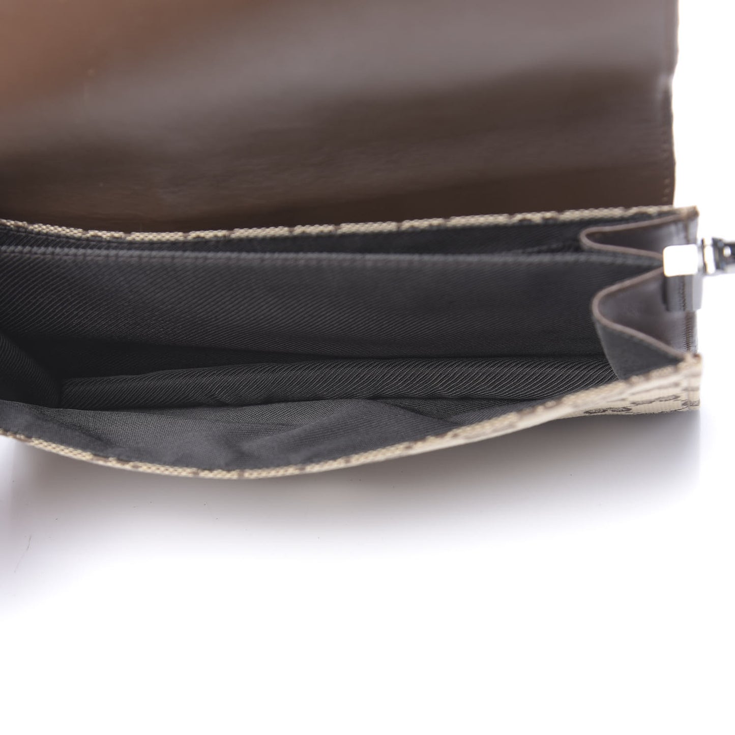 Monogram Flap Bag Brown